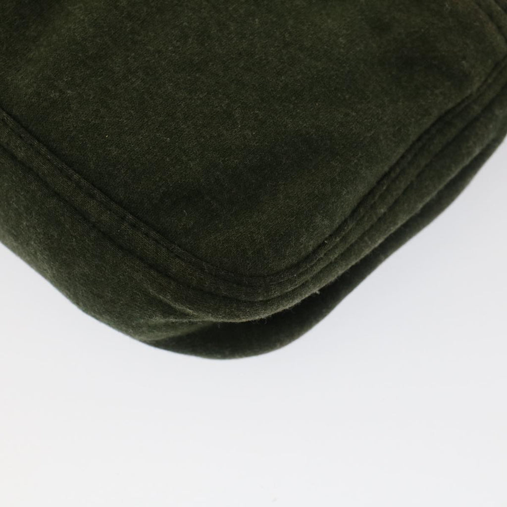 FENDI Mamma Baguette Shoulder Bag Nylon Green52438