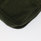 FENDI Mamma Baguette Shoulder Bag Nylon Green52438