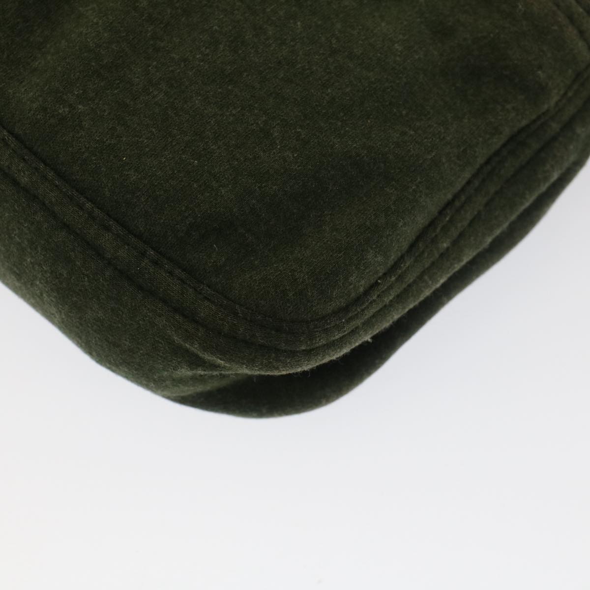 FENDI Mamma Baguette Shoulder Bag Nylon Green52438