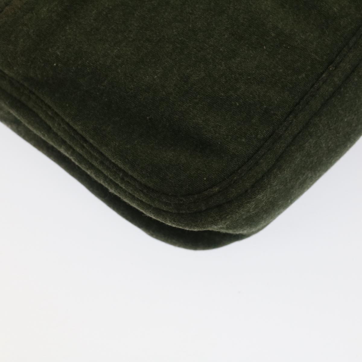 FENDI Mamma Baguette Shoulder Bag Nylon Green52438