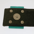 FENDI Mamma Baguette Shoulder Bag Nylon Green52438