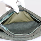 FENDI Mamma Baguette Shoulder Bag Nylon Green52438