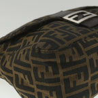 FENDI Zucca Canvas Mamma Baguette Shoulder Bag Brown52440