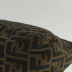 FENDI Zucca Canvas Mamma Baguette Shoulder Bag Brown52440