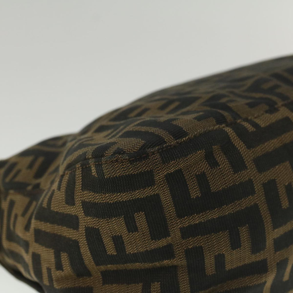 FENDI Zucca Canvas Mamma Baguette Shoulder Bag Brown52440