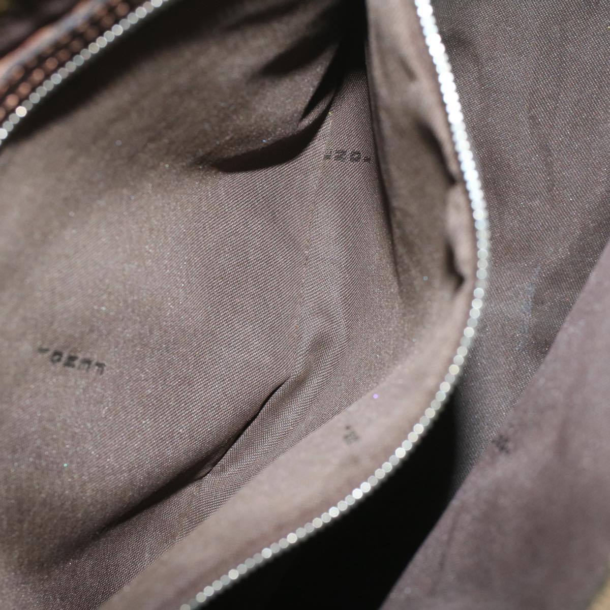 FENDI Zucca Canvas Mamma Baguette Shoulder Bag Brown52440