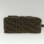 FENDI Zucca Canvas Mamma Baguette Shoulder Bag Brown52440