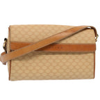 CELINE Macadam Canvas Shoulder Bag PVC Leather Beige  52441