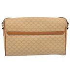CELINE Macadam Canvas Shoulder Bag PVC Leather Beige  52441