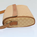 CELINE Macadam Canvas Shoulder Bag PVC Leather Beige  52441