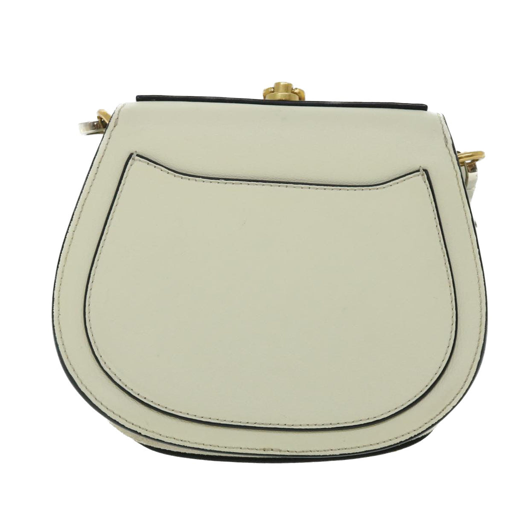 Chloe Small Bracelet Hand Bag Nile leather 2way Cream 52444