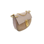 Chloe Calfskin Suede Mini Drew Shoulder Bag