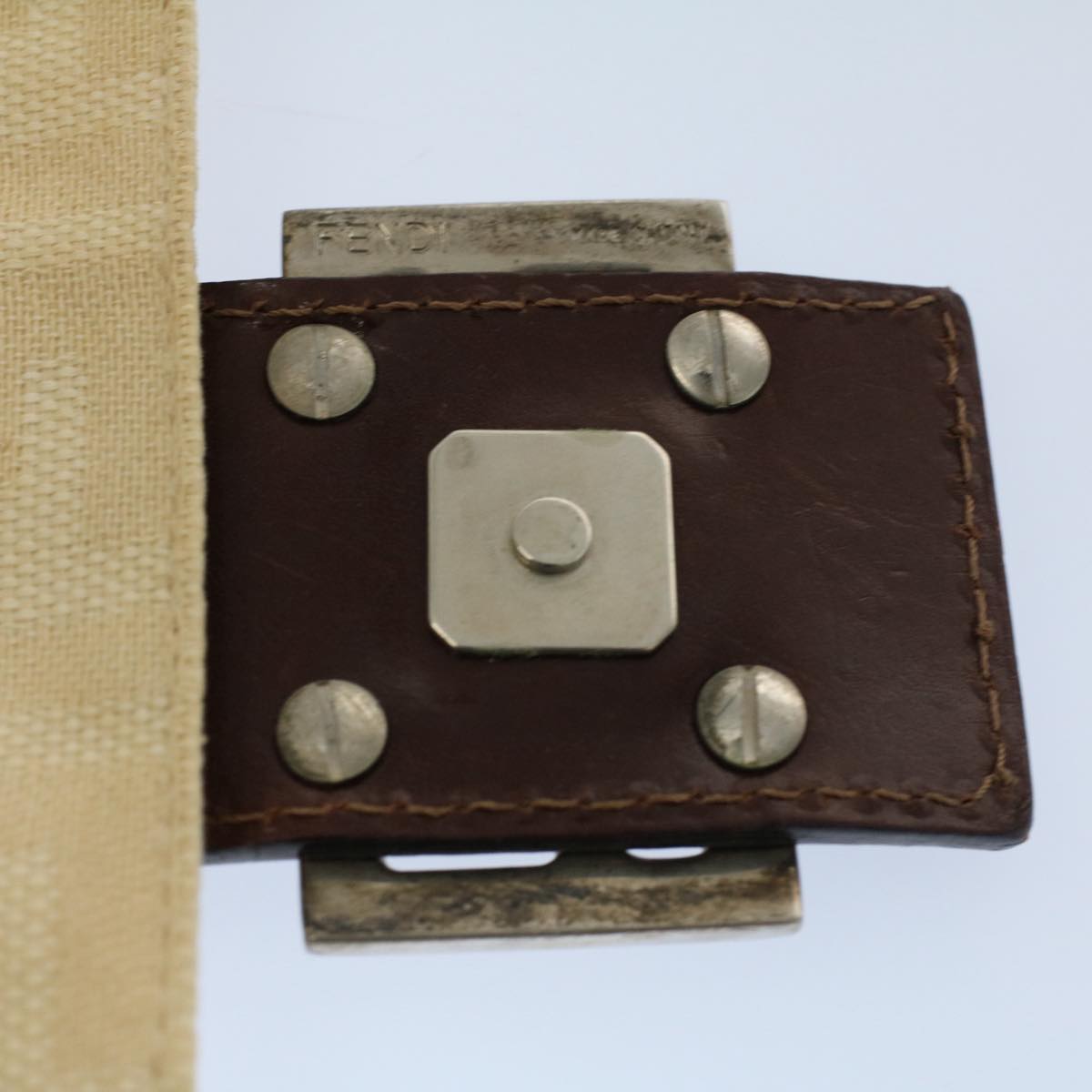 FENDI Mamma Baguette Shoulder Bag Beige52740