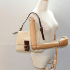 FENDI Mamma Baguette Shoulder Bag Beige52740