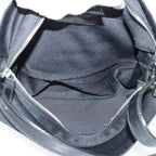 FENDI Mamma Baguette Shoulder Bag Coated Canvas Black52742