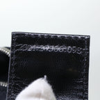 FENDI Mamma Baguette Shoulder Bag Coated Canvas Black52742