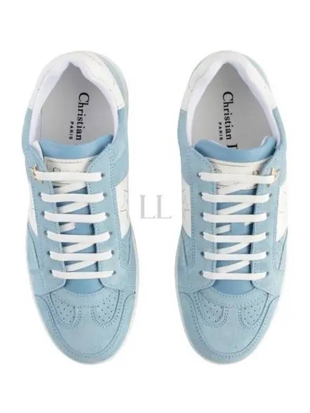 Star Suede Calfskin Low Top Sneakers Pastel Blue Dior