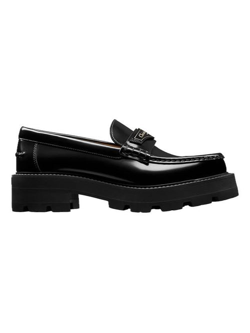 Boy Platform Loafer Black Brushed Dior