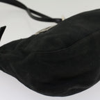 FENDI Mamma Baguette Shoulder Bag Nylon Black53012