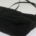 FENDI Mamma Baguette Shoulder Bag Nylon Black53012