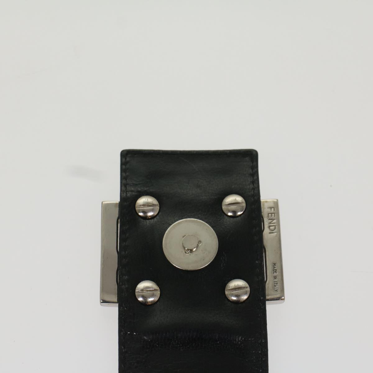 FENDI Mamma Baguette Shoulder Bag Nylon Black53012