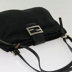 FENDI Mamma Baguette Shoulder Bag Nylon Black53012