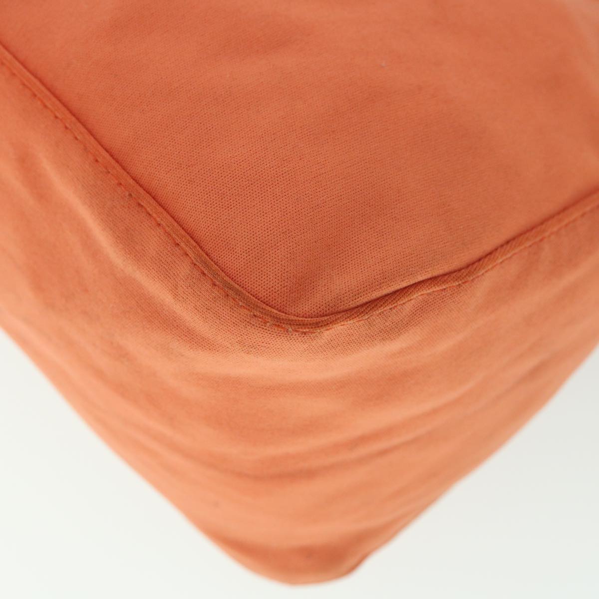 FENDI Mamma Baguette Shoulder Bag Nylon Orange53082