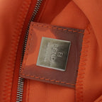 FENDI Mamma Baguette Shoulder Bag Nylon Orange53082