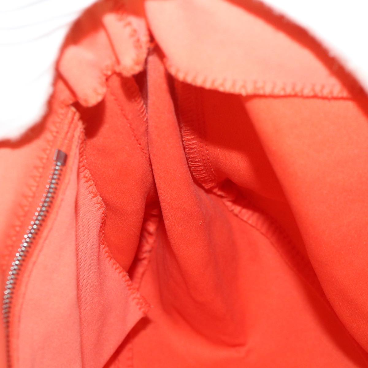 FENDI Mamma Baguette Shoulder Bag Nylon Orange53082