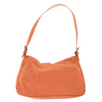 FENDI Mamma Baguette Shoulder Bag Nylon Orange53082