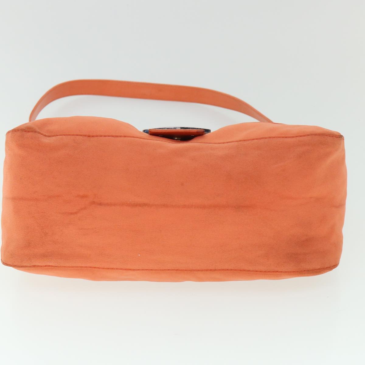FENDI Mamma Baguette Shoulder Bag Nylon Orange53082