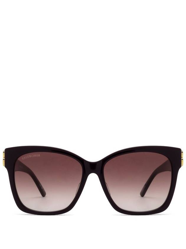 Balenciaga BB Temple Cat Eyes Sunglasses Purple