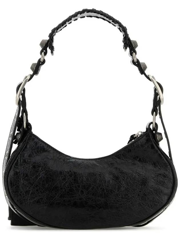 Balenciaga Le Cagole XS Lambskin Shoulder Bag Black