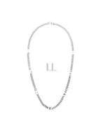 CELINE Men's Triomphe Gourmet Necklace Silver