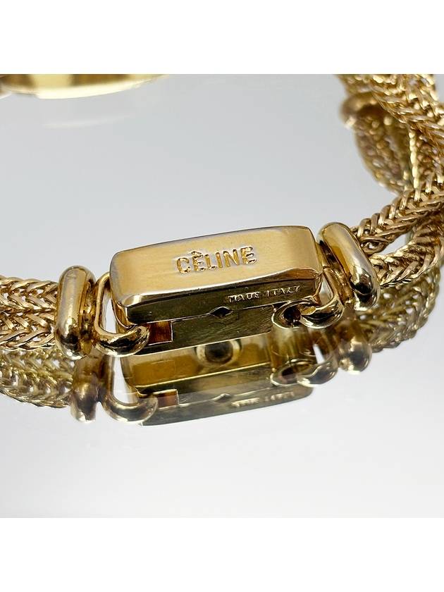 CELINE Gold Triomphe Chain Bracelet 4VCEA17110