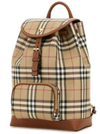 Burberry Check Backpack Brown Archive Beige