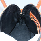 FENDI Zucca Canvas Hand Bag Black Brown53345