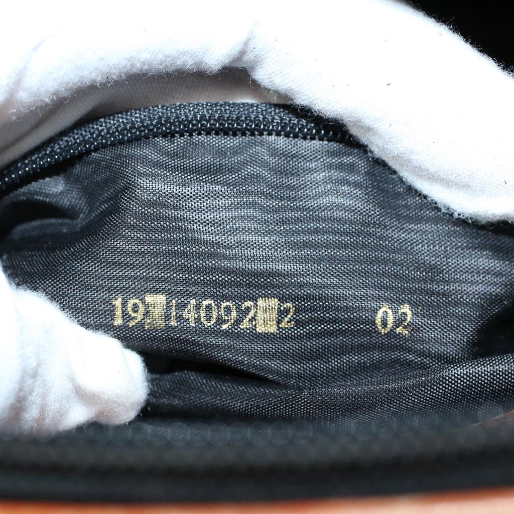 FENDI Zucca Canvas Hand Bag Black Brown53345