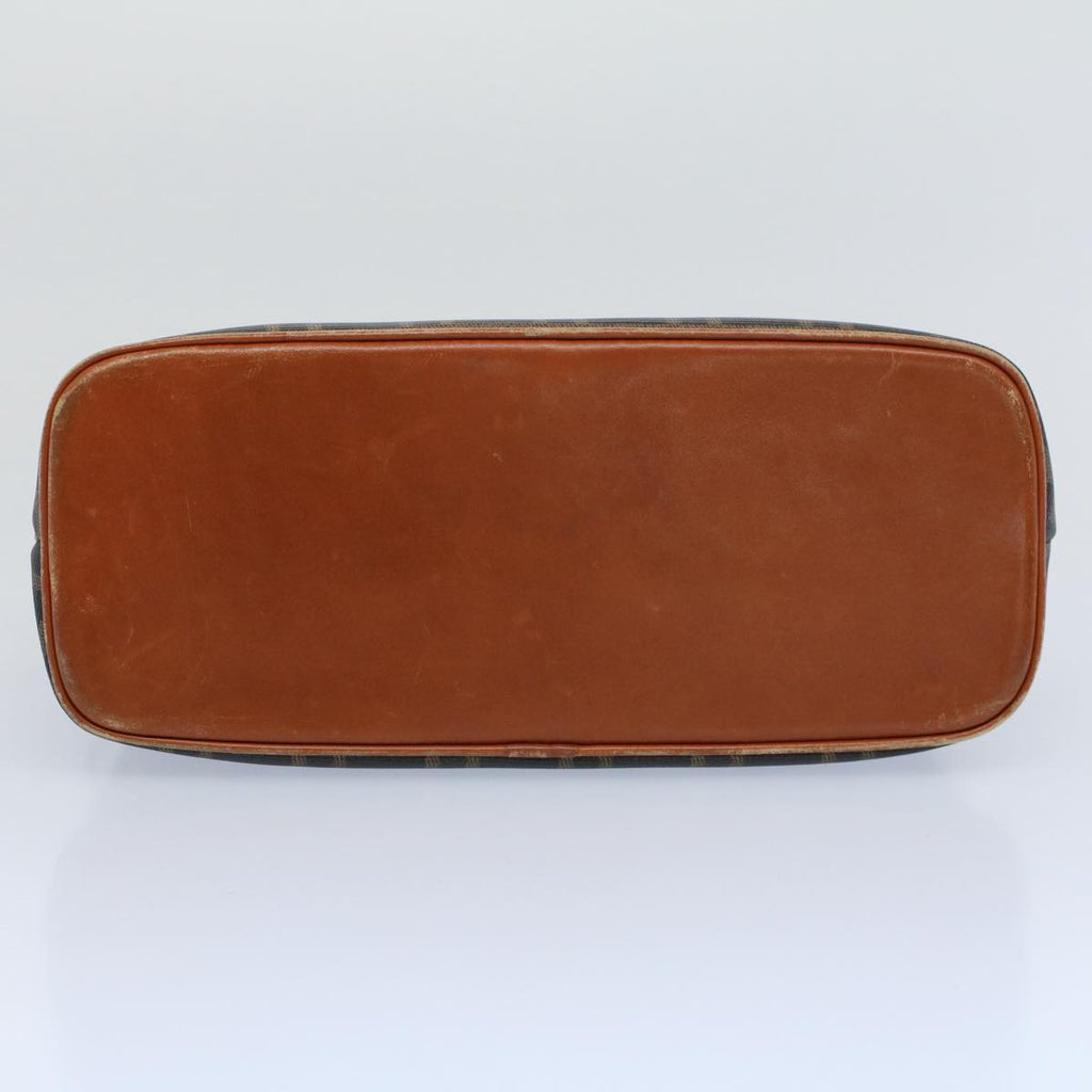 FENDI Zucca Canvas Hand Bag Black Brown53345