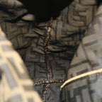 FENDI Zucca Canvas Boston Bag Black Brown53373