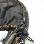 FENDI Zucca Canvas Boston Bag Black Brown53373