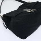 FENDI Mamma Baguette Shoulder Bag Nylon Black53376
