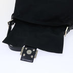 FENDI Mamma Baguette Shoulder Bag Nylon Black53376
