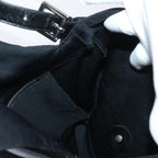 FENDI Mamma Baguette Shoulder Bag Nylon Black53376