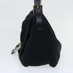 FENDI Mamma Baguette Shoulder Bag Nylon Black53376