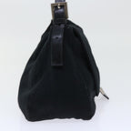 FENDI Mamma Baguette Shoulder Bag Nylon Black53376