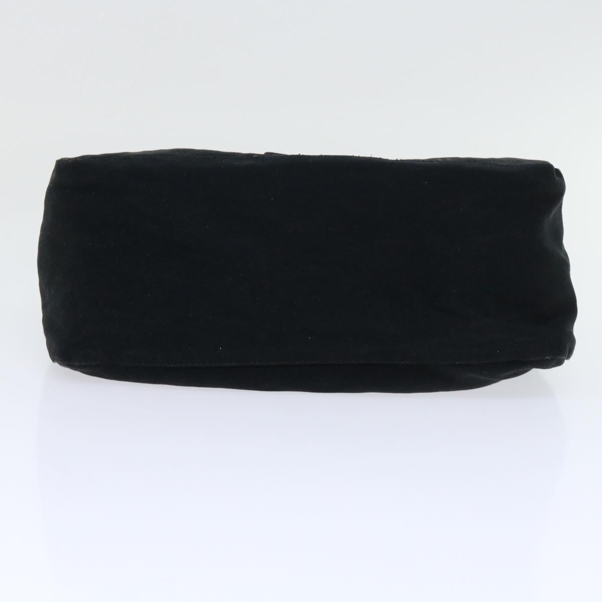 FENDI Mamma Baguette Shoulder Bag Nylon Black53376