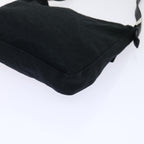 FENDI Mamma Baguette Shoulder Bag Nylon Black53377