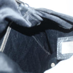 FENDI Mamma Baguette Shoulder Bag Nylon Black53377