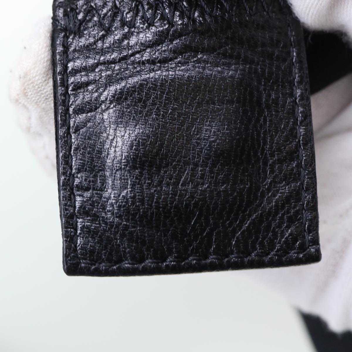 FENDI Mamma Baguette Shoulder Bag Nylon Black53377